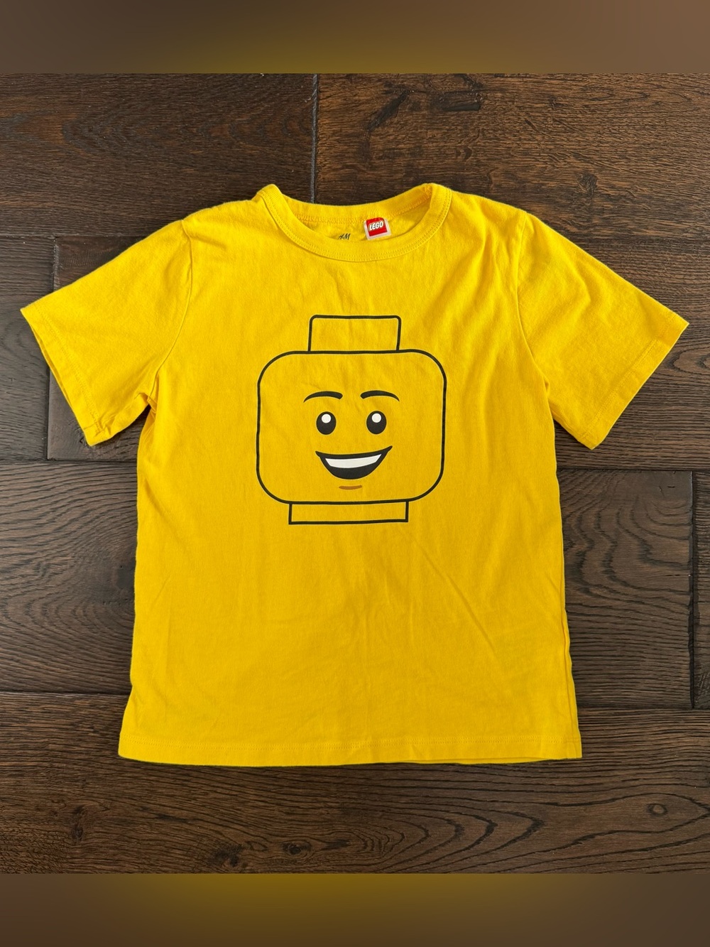 LEGO Kids Yellow Minifigure Face T-Shirt with Multicolor Brick Pattern Lunch box - Picture 2 of 11